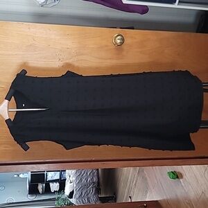Shein Black Sleeveless Shift Dress
